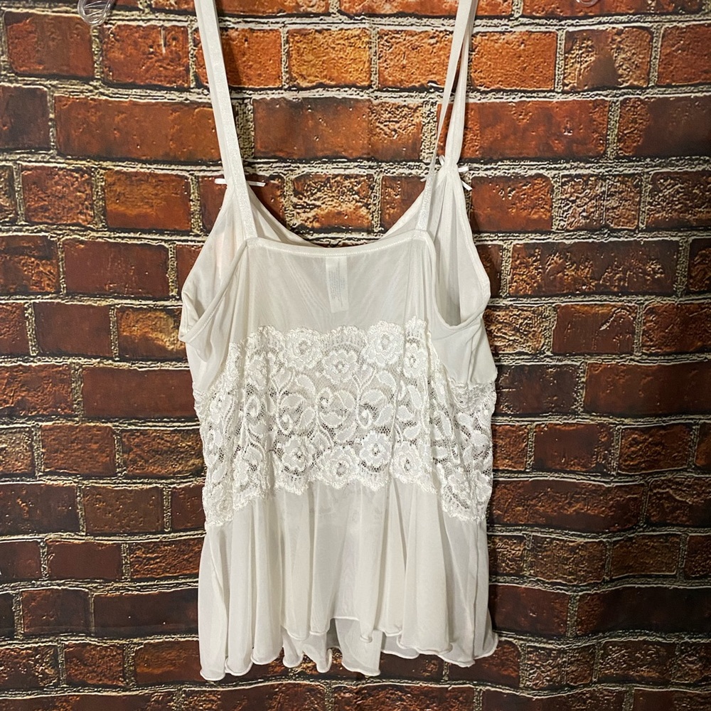 NWT Cabernet White Lace Camisole Sz XL